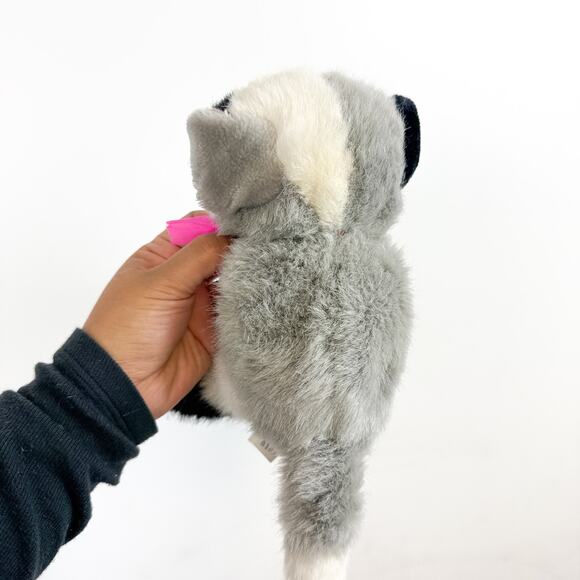 Vintage 1992 Tyco Kitty Kitty Kittens Cat Gray Black Purring Purs Stuffed Animal - Picture 6 of 8